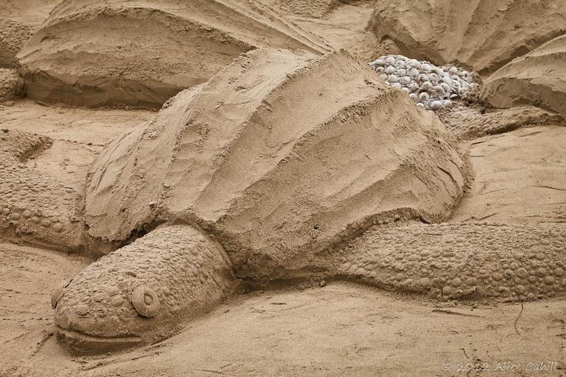 रेत में आकृतियाँ
