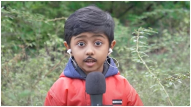 समाचार रिपोर्ट को लेकर कोयंबटूर के 7 वर्षीय लड़के का स्पूफ वीडियो वायरल हो रहा है।  घड़ी