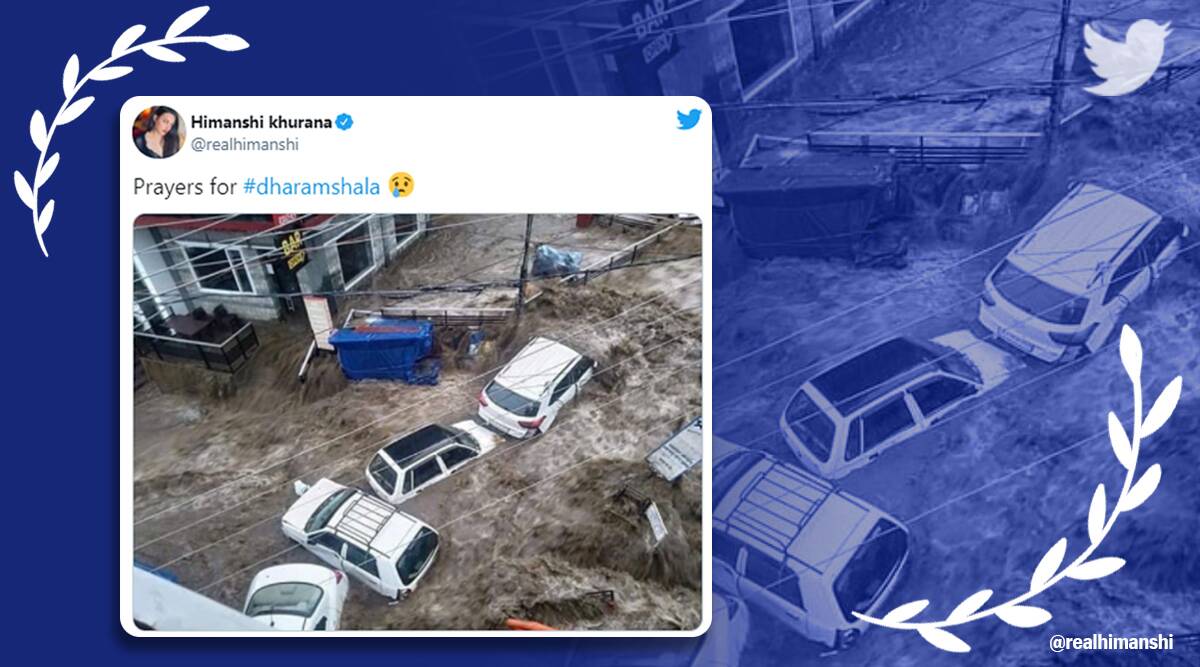 Trending-Card-6.jpg, ट्विटर पर तस्वीरें, वीडियो हिमाचल प्रदेश के धर्मशाला में बाढ़ की भयावहता दिखाते हैं