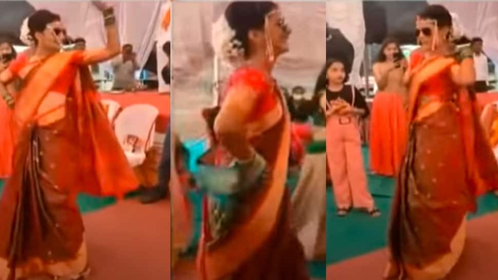 Viral video: This Marathi bride's super dancing entry on Sunny Leone's Mera Saiyaan Superstar song gets baraati grooving  - Watch