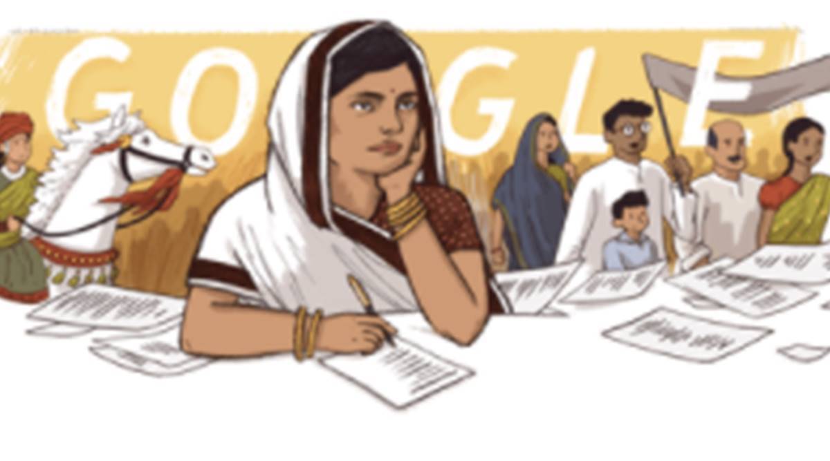 subhadra.jpg, गूगल डूडल ने भारतीय कवि को जयंती पर किया सम्मानित