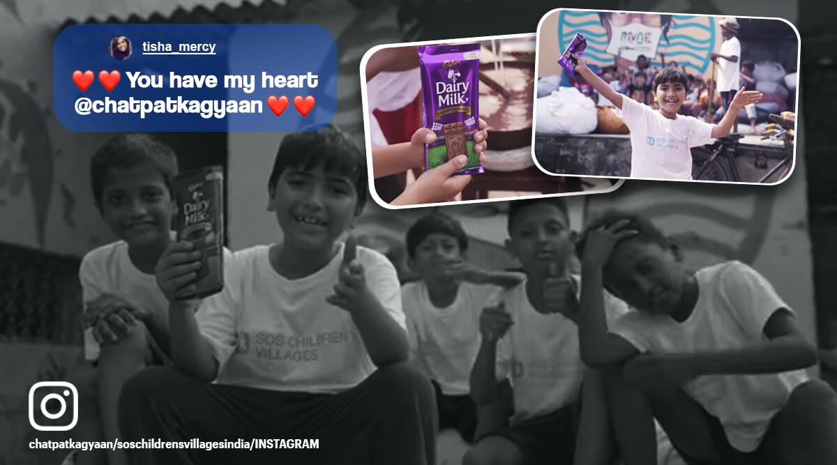 Chatpat-recreates-Cadbury-ad.jpg, 10 वर्षीय इंटरनेट आइकन, चटपट, प्रतिष्ठित कैडबरी विज्ञापन को फिर से बनाता है और इंटरनेट सभी का प्यार है