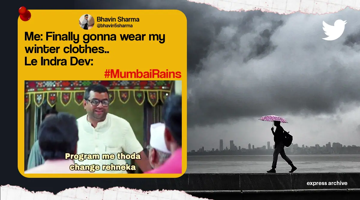 mumbai-rain-winter-memes.jpg, \\\\\\\'परमानेंट हूं सर\\\\\\\': नेटिज़न्स ने मीम्स शेयर करते हुए #MumbaiRains की सर्दियों में वापसी की