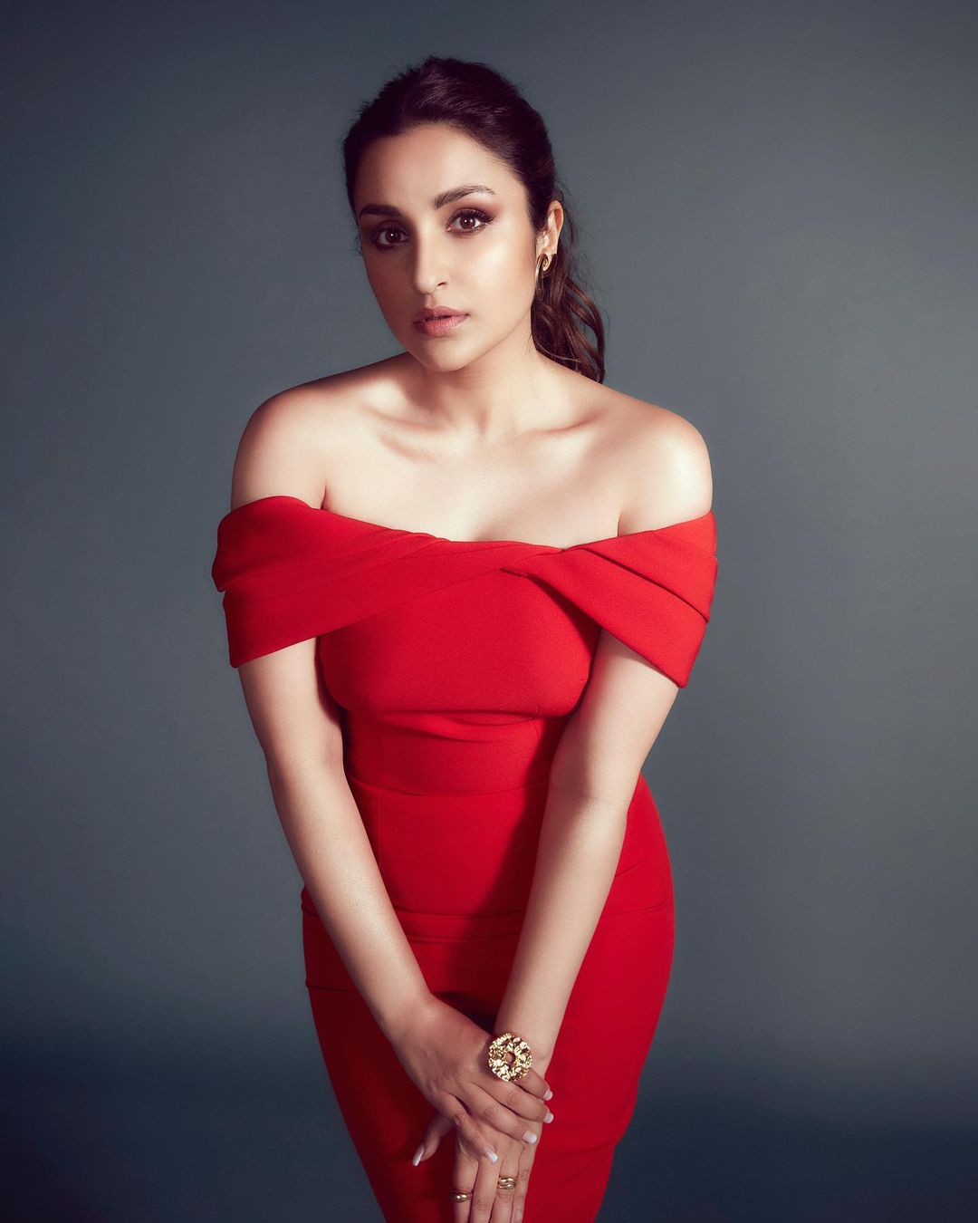 Parineeti Chopra in Red Dress