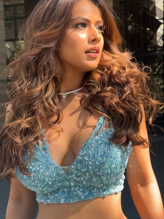 Nia Sharma Looks No Less Than a Mermaid in Her Blue Dress