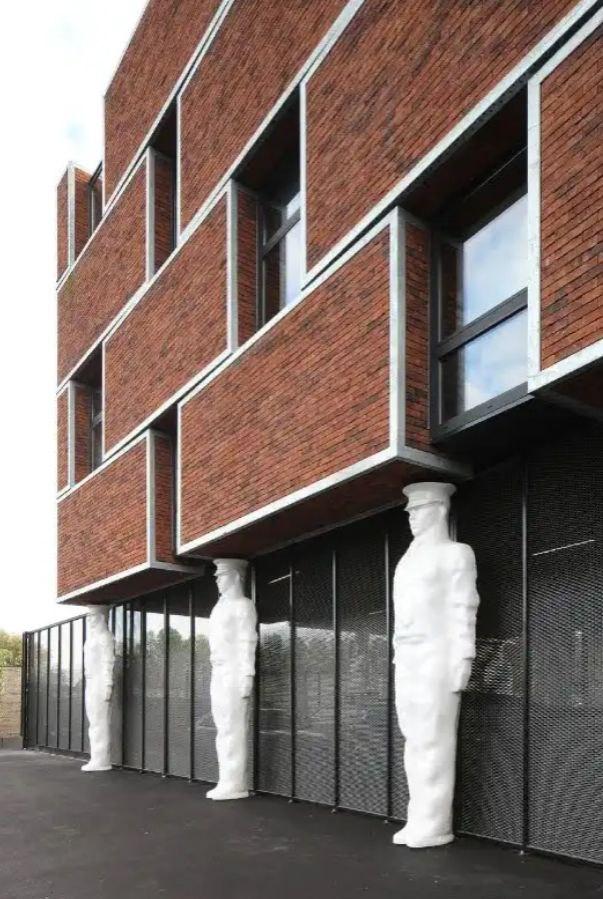 ओआरजी आर्किटेक्चर द्वारा ब्रैकल पुलिस स्टेशन डिजाइन, ब्रैकल, बेल्जियम